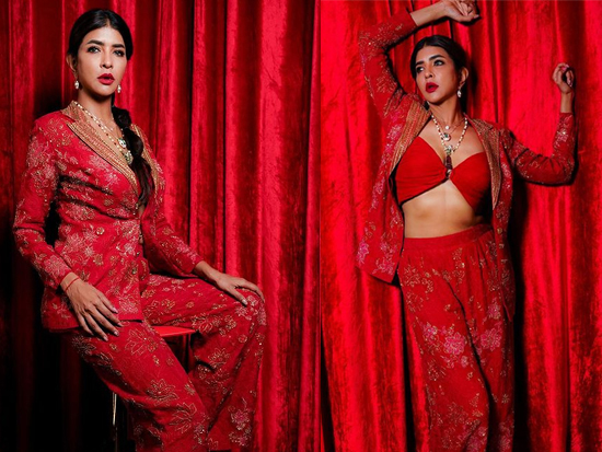 Ravishing Looks Of Lakshmi Manchu In Red